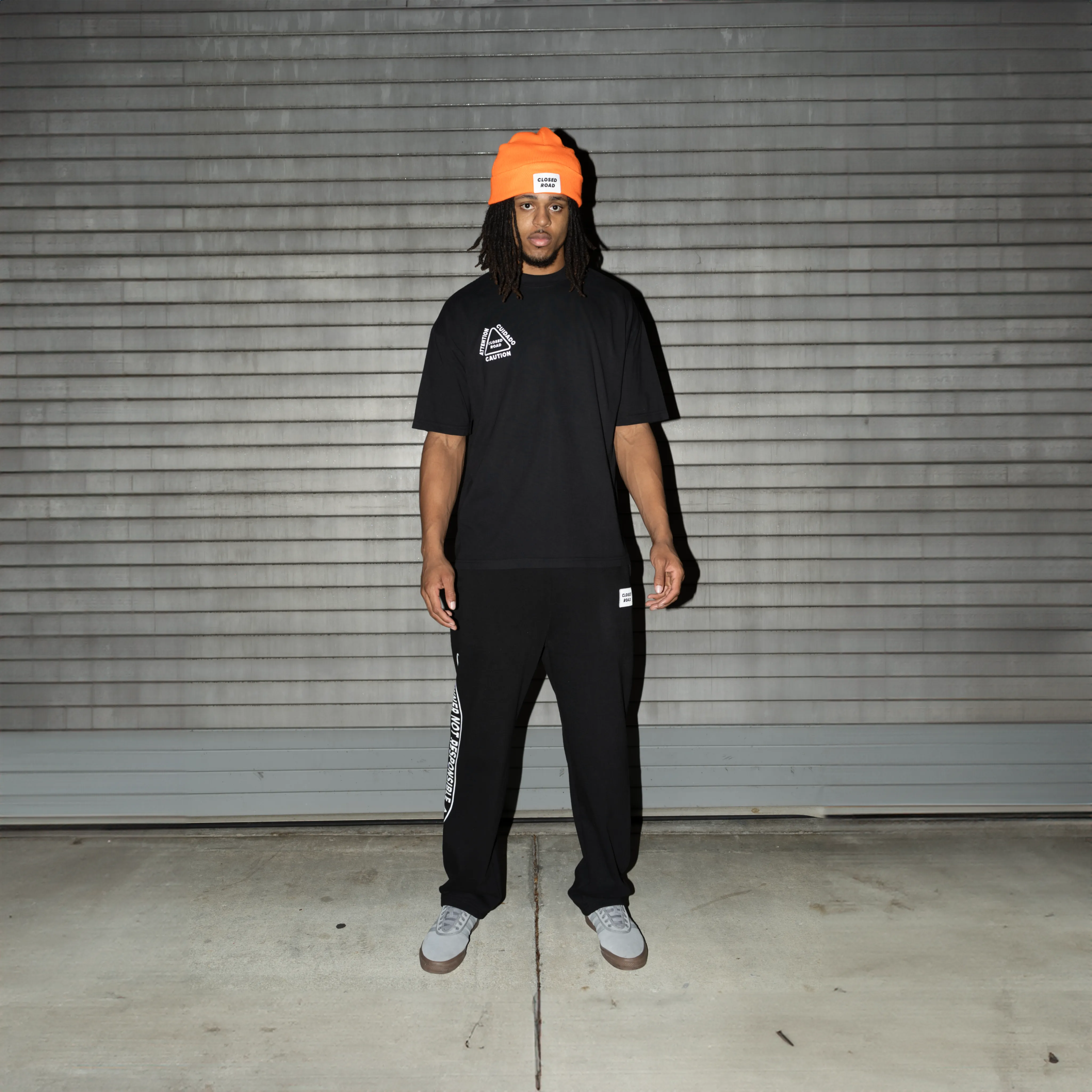 "Careful" Black Tee