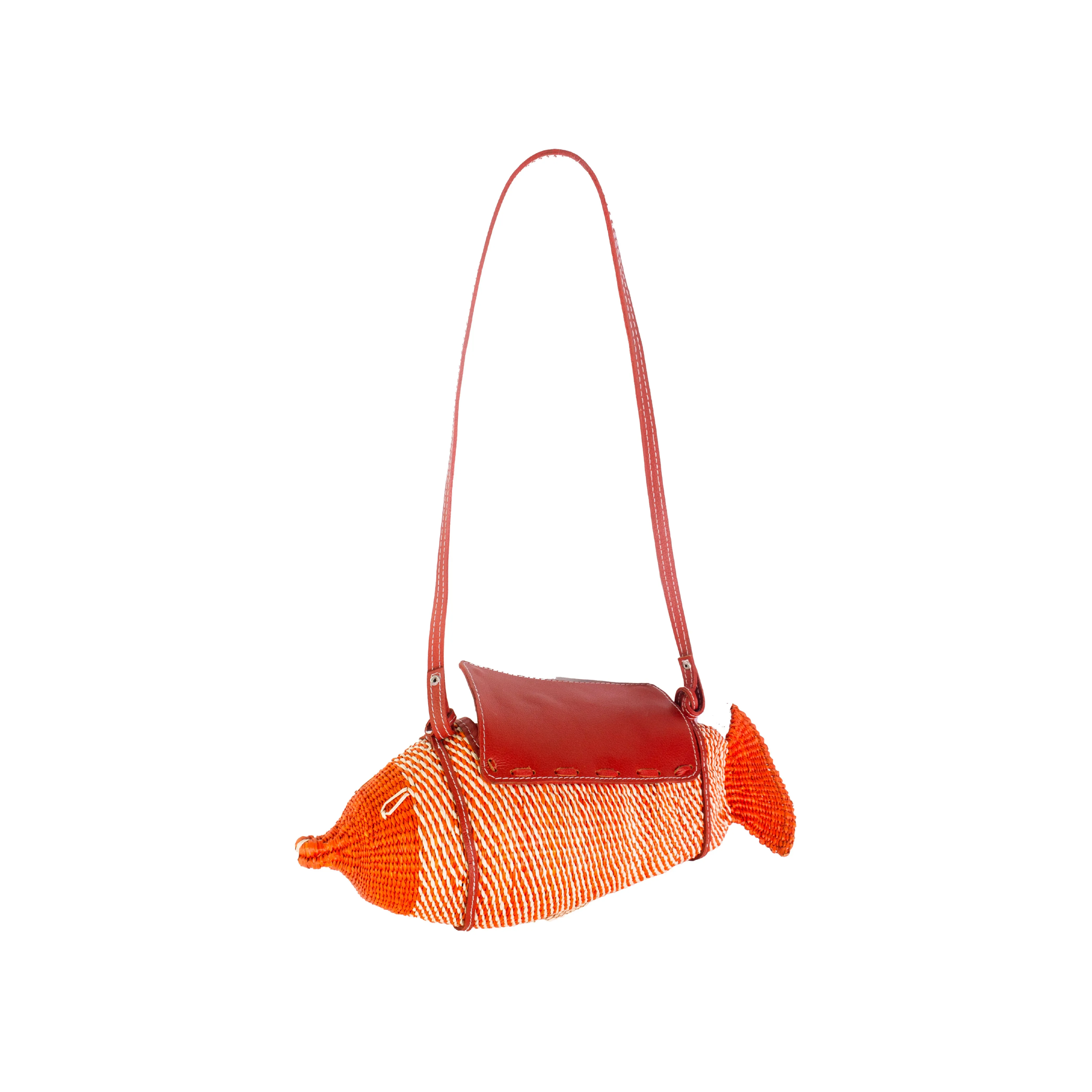 "Fish" Straw Bag