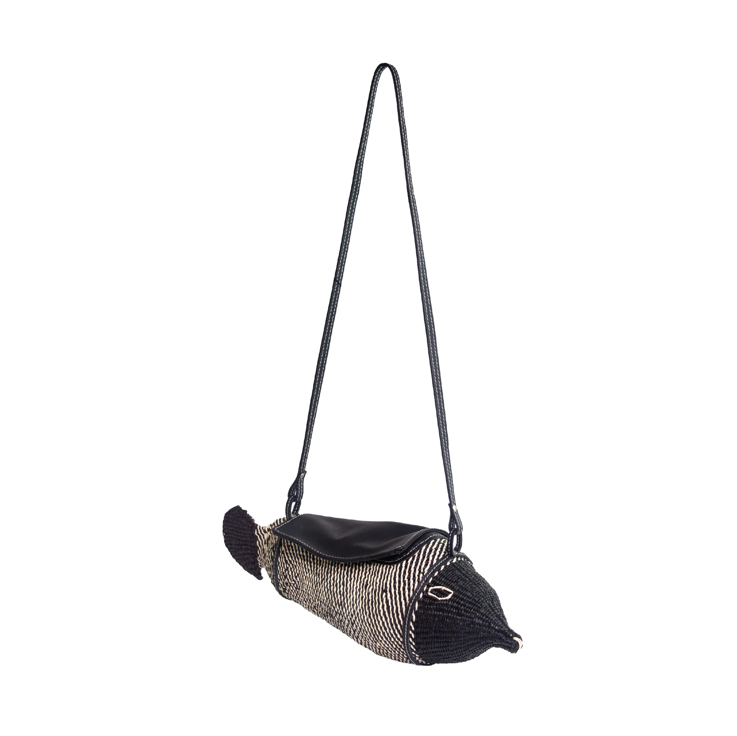 "Fish" Straw Bag