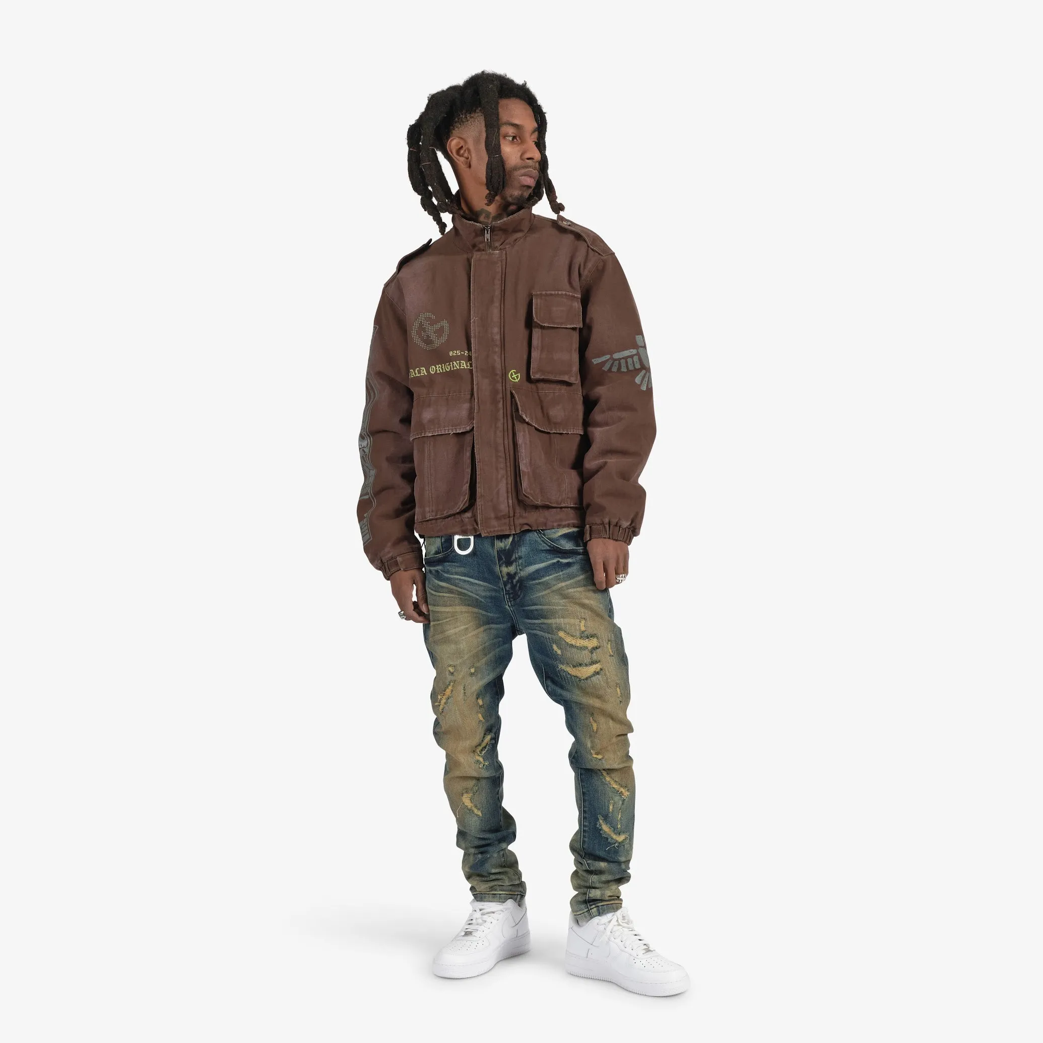 "Maddox" Denim (rugged earth)
