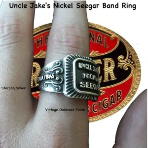 "Uncle Jake's  Nickel Seegar" Ring