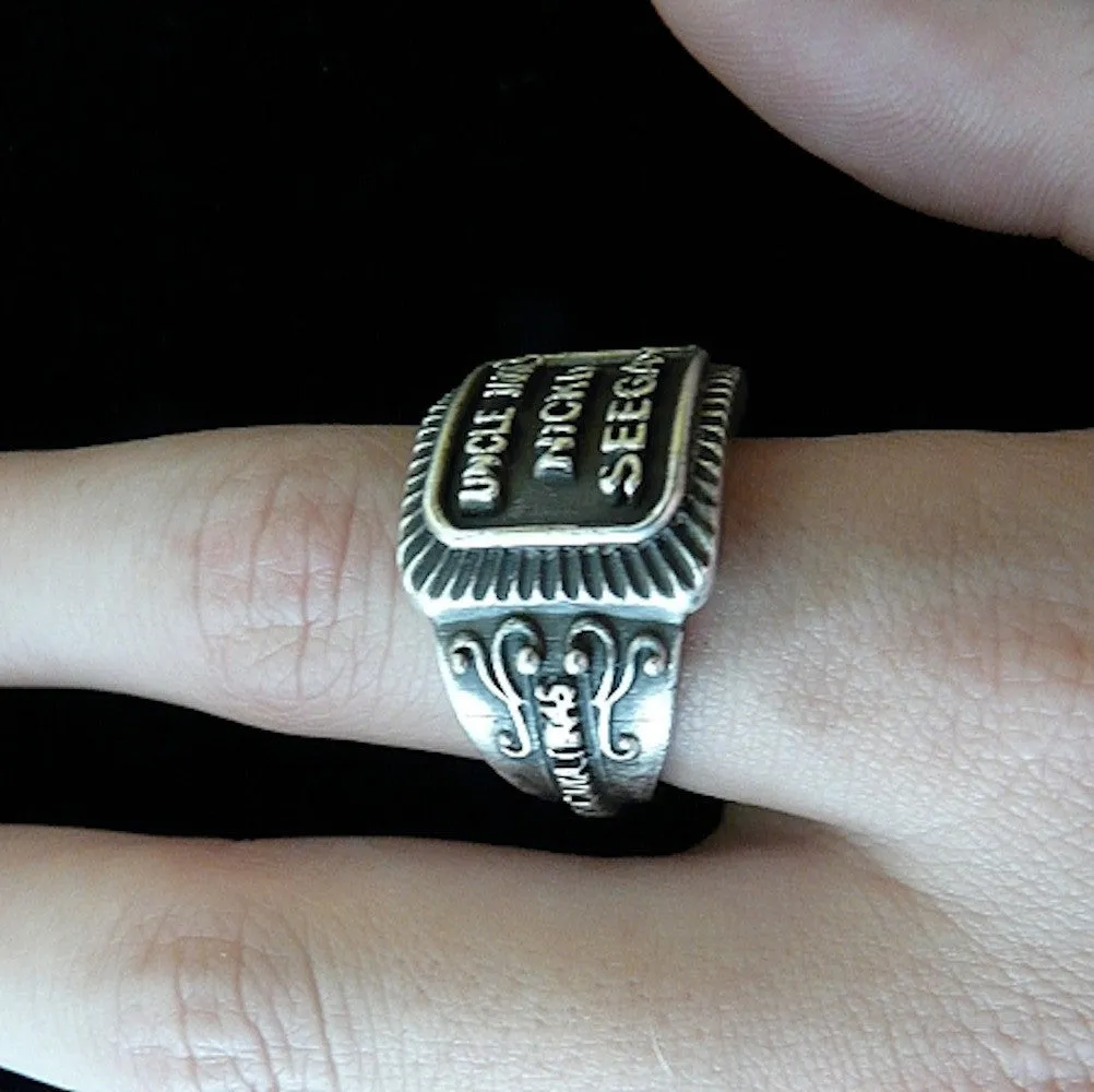 "Uncle Jake's  Nickel Seegar" Ring