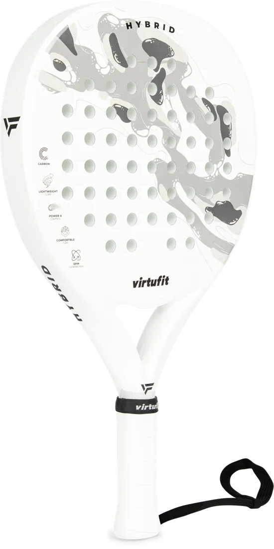 Racheta de Padel VirtuFit Hybrid Padel Racket- Negru- Gri