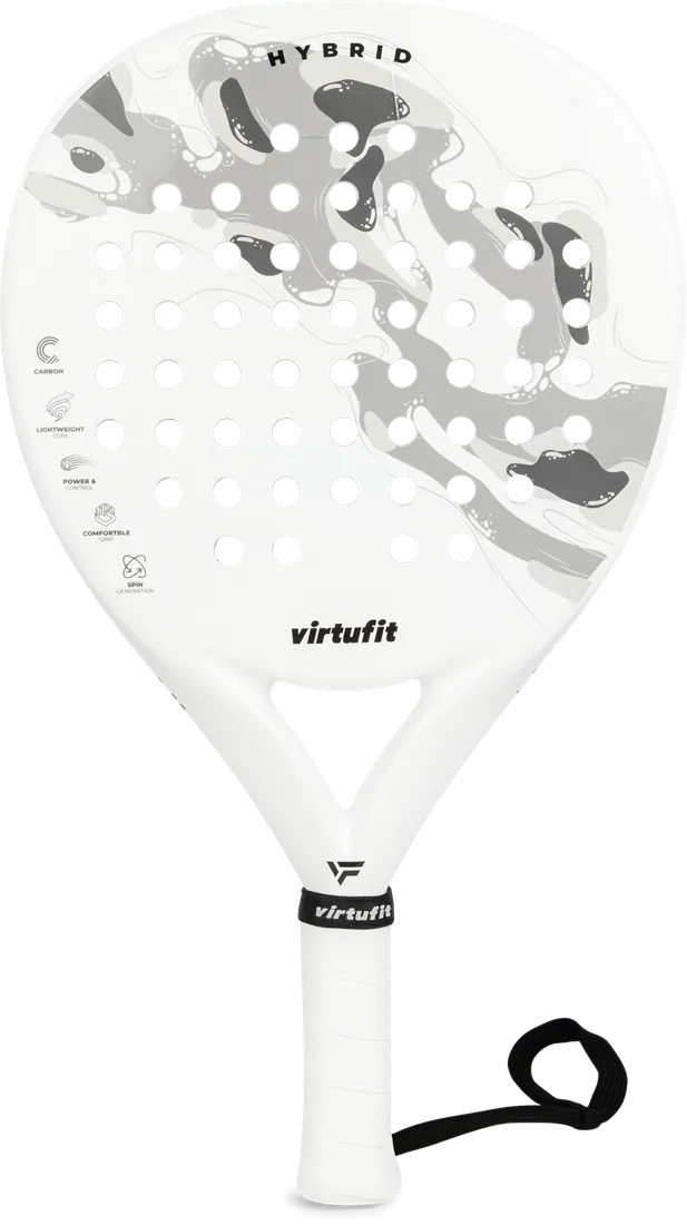 Racheta de Padel VirtuFit Hybrid Padel Racket- Negru- Gri