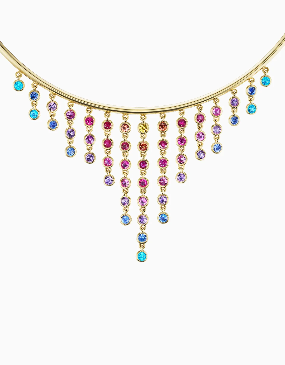 Rainbow Fringe Necklace (EXCLUSIVE)