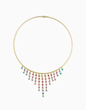 Rainbow Fringe Necklace (EXCLUSIVE)