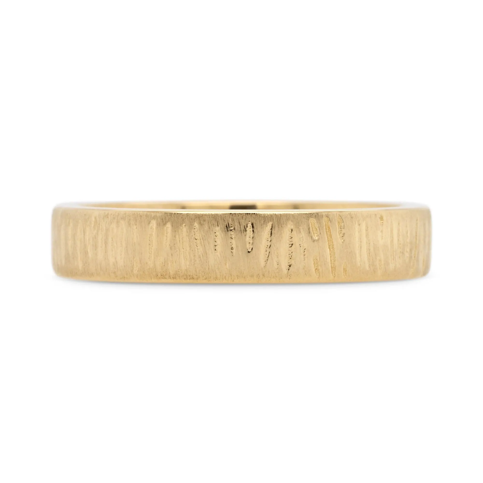 Ready To Ship - 4mm Birch Wedding Band (Size 8.5)