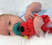 Red Dog WubbaNub Plush Pacifier