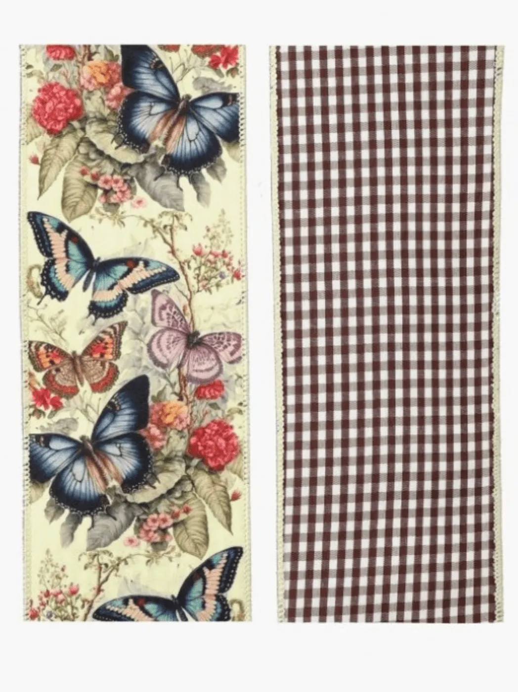 Regency 4" Botanical Butterfly Ribbon (5 Yards) MT26559