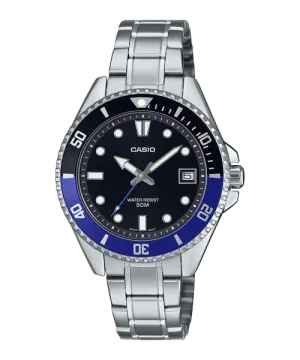 Reloj casual correa de Acero inoxidable MDV-10D-1A2V
