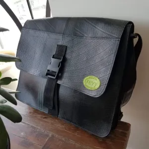Revved Up Laptop Bag with Buckle Closure