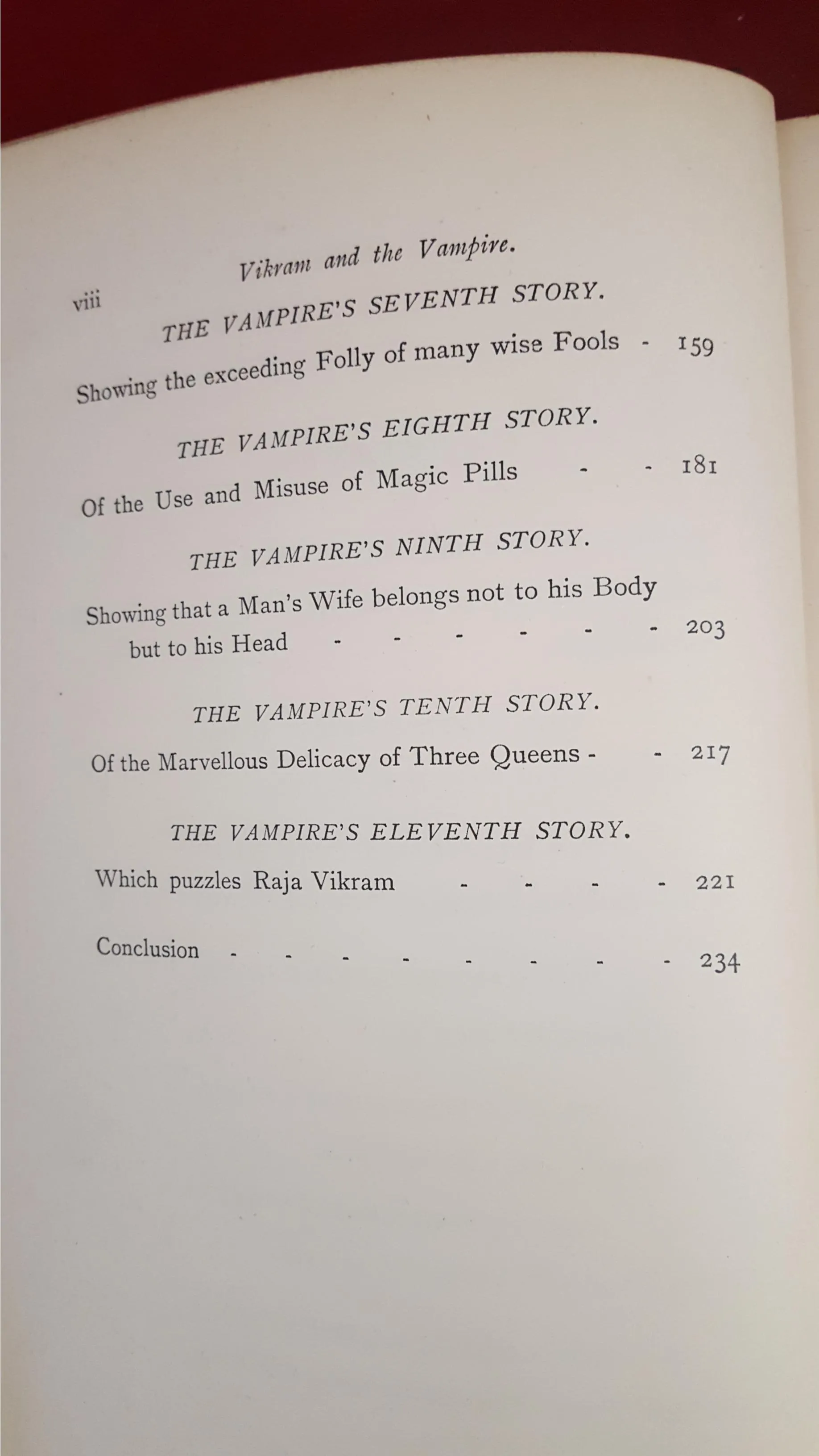 Richard F Burton - Vikram And The Vampire, Tylston & Edwards, 1893, Memorial Edition