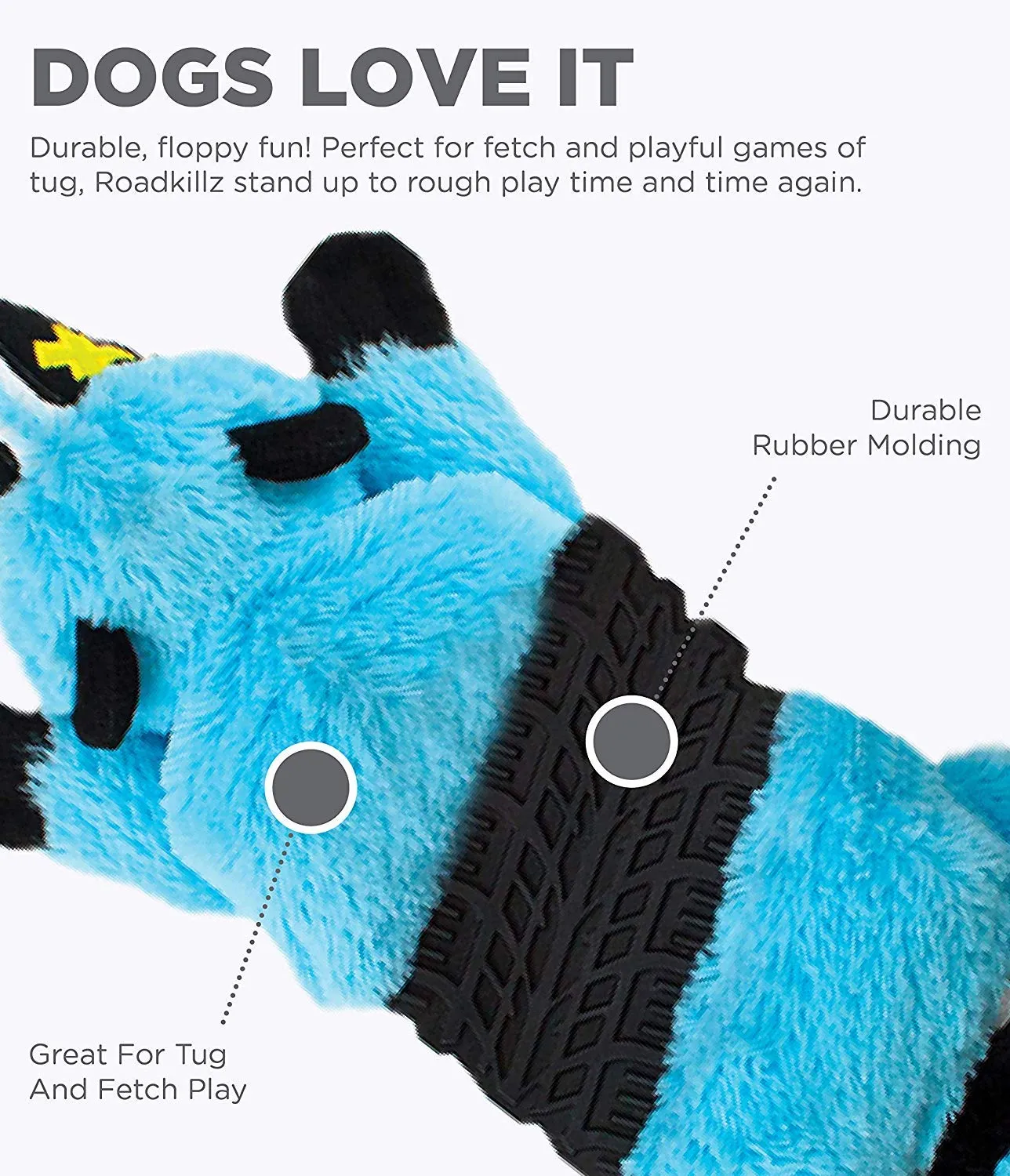 Roadkillz Raccoon Plush Head & Tail