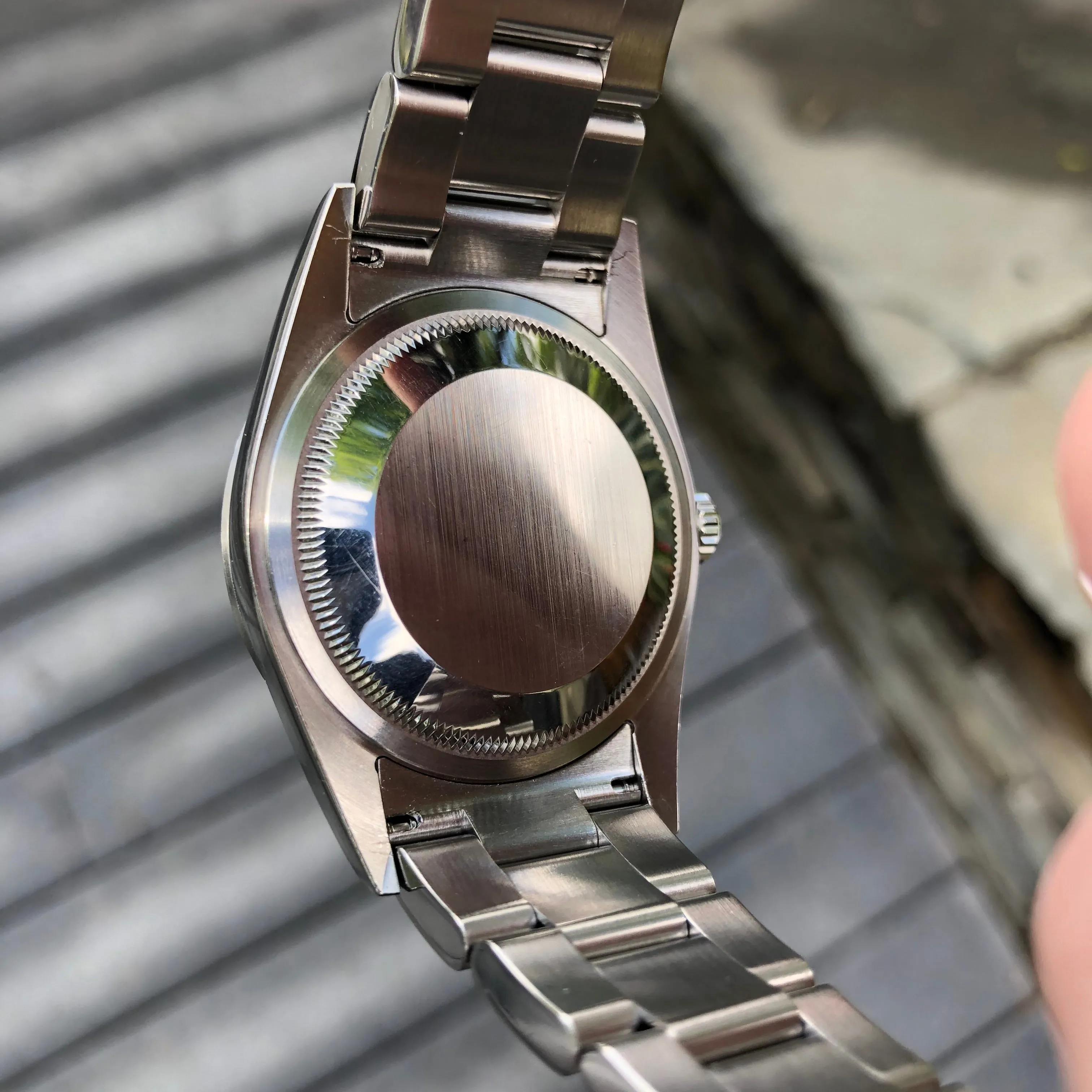 Rolex Explorer 114270 Oyster Perpetual Steel Wristwatch Box Papers Circa 2005 RSC Serviced