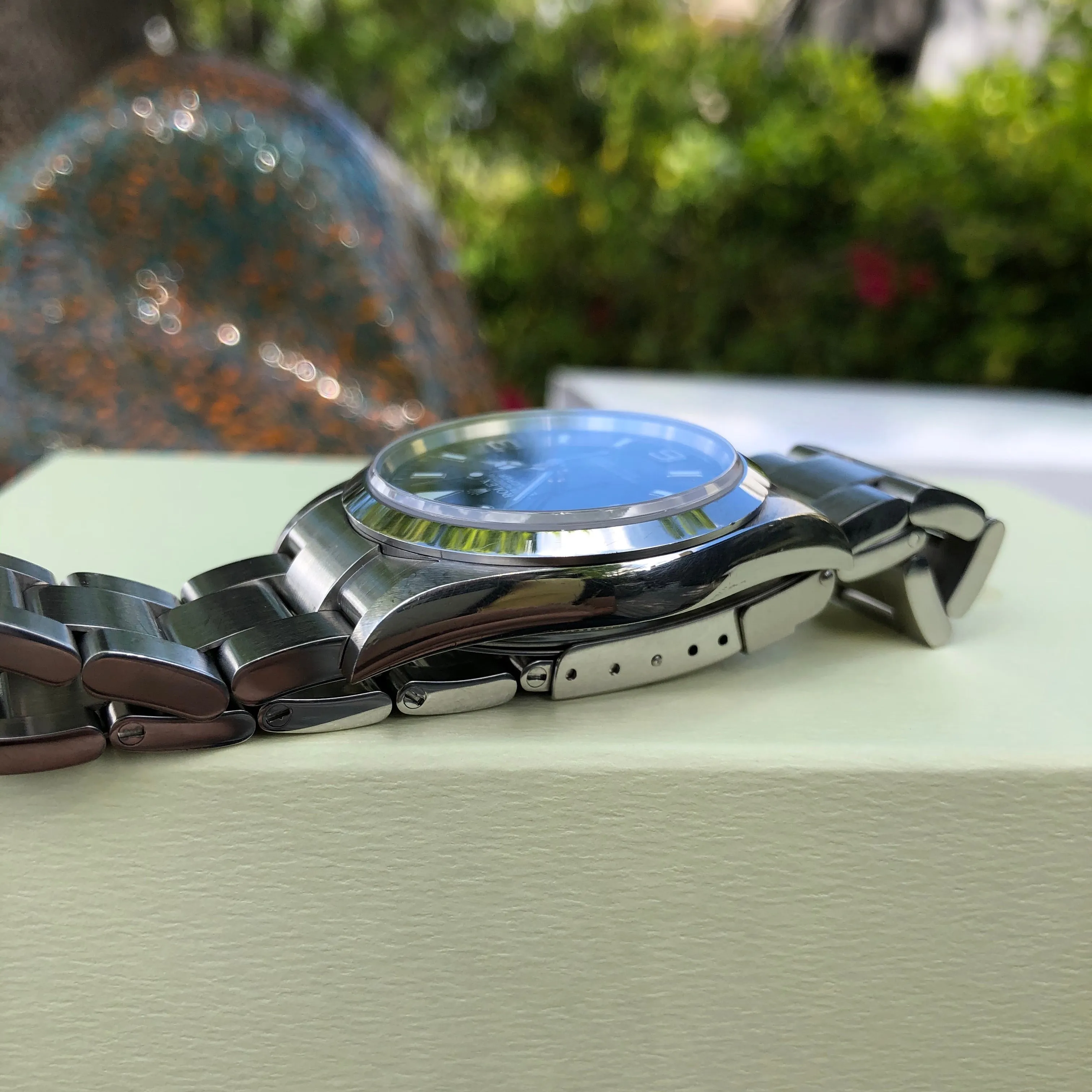 Rolex Explorer 114270 Oyster Perpetual Steel Wristwatch Box Papers Circa 2005 RSC Serviced