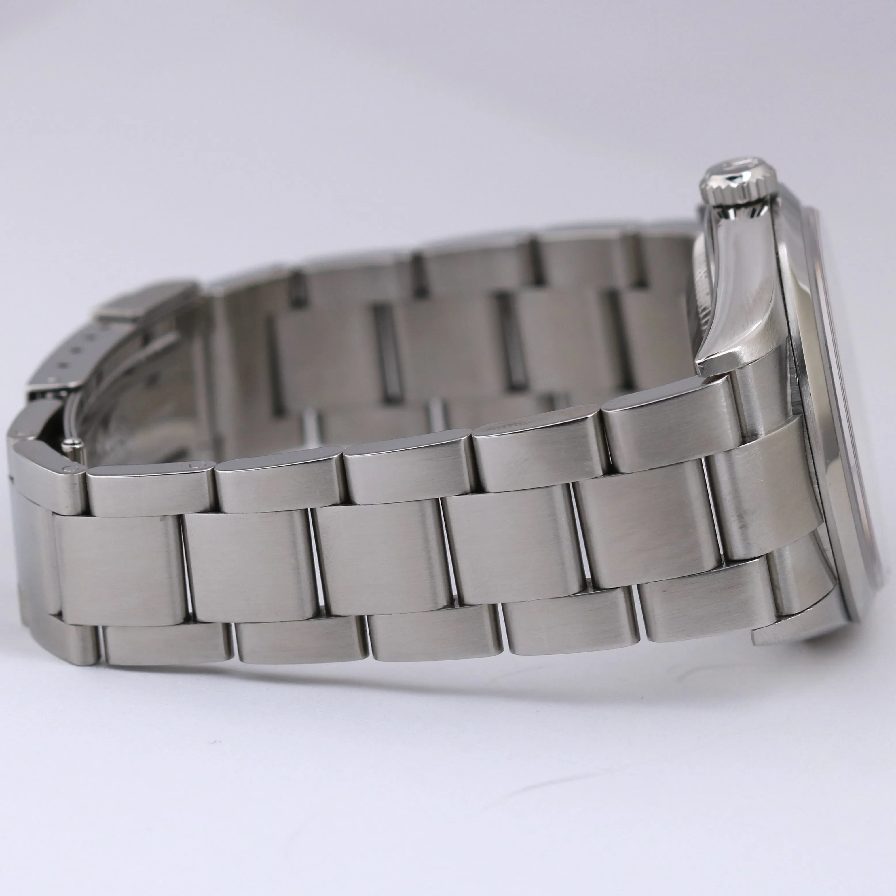 Rolex Explorer I Black 36mm 3-6-9 Stainless Steel Oyster Watch 114270