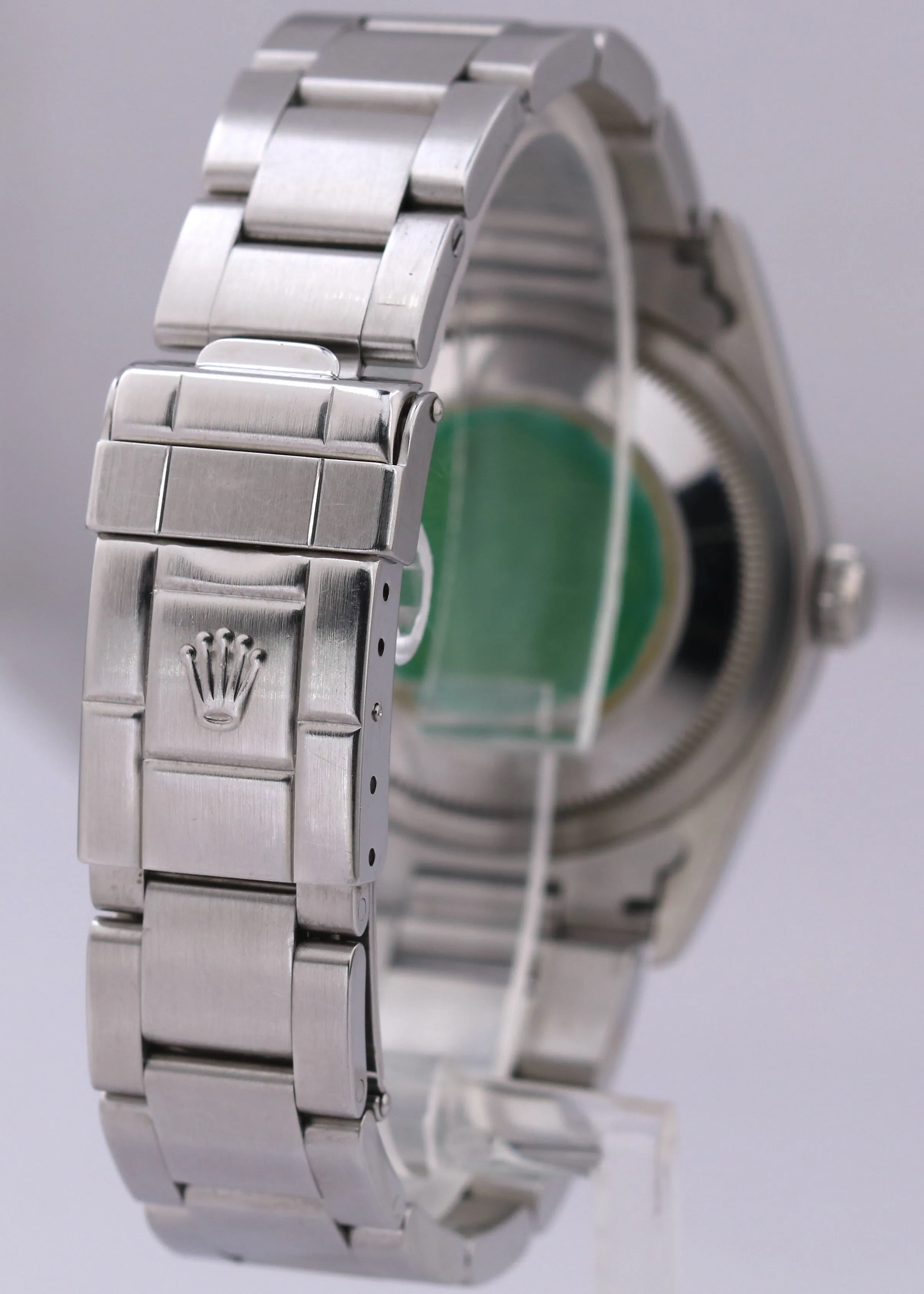Rolex Explorer I Black SWISS ONLY 36mm Oyster Stainless Steel 14270 Watch