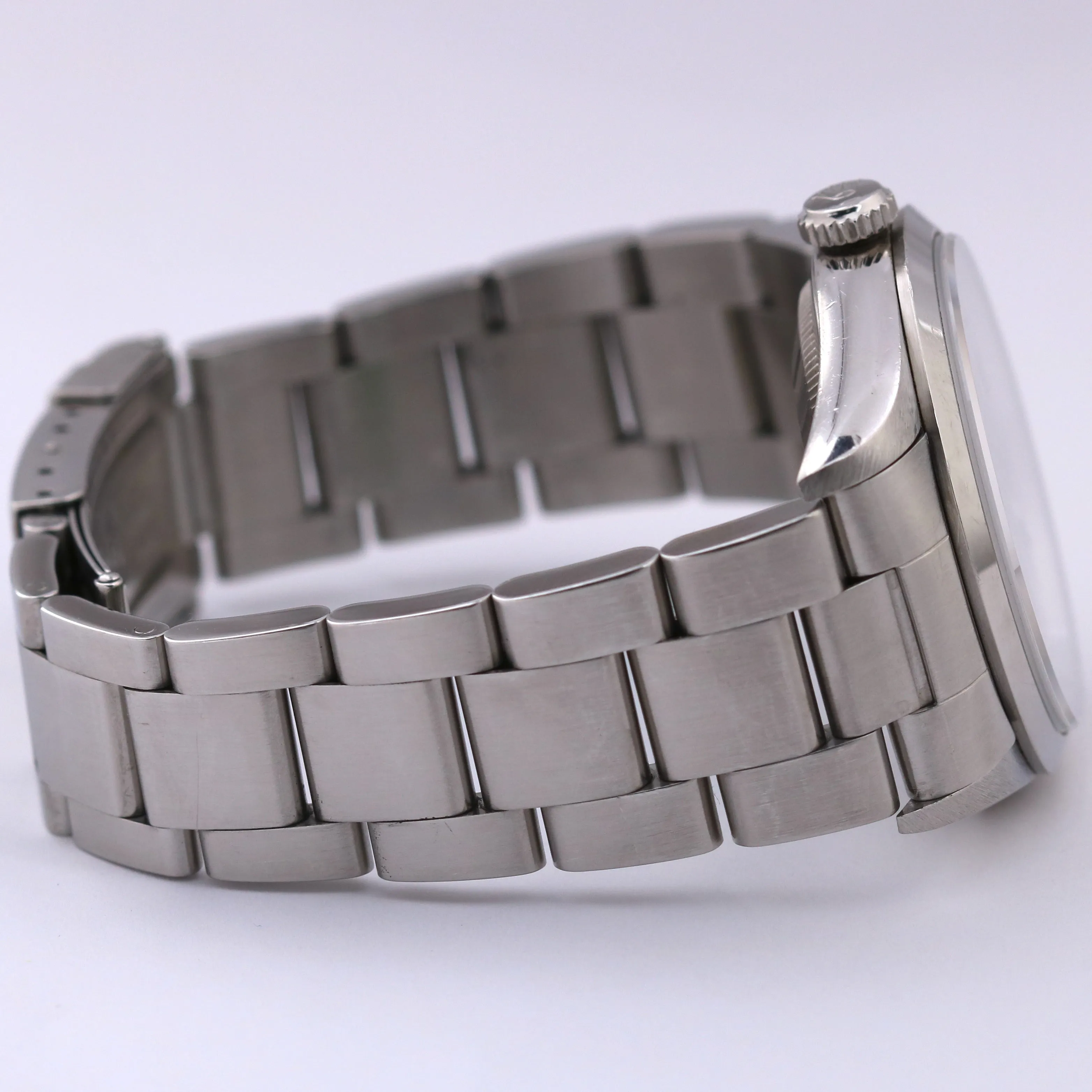 Rolex Explorer I Black SWISS ONLY 36mm Oyster Stainless Steel 14270 Watch