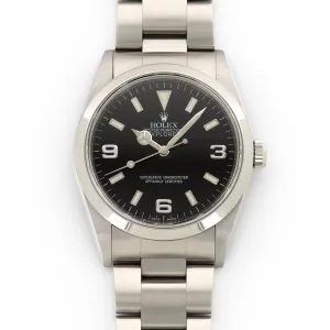 Rolex Explorer I Watch Ref. 14270 with Original Papers