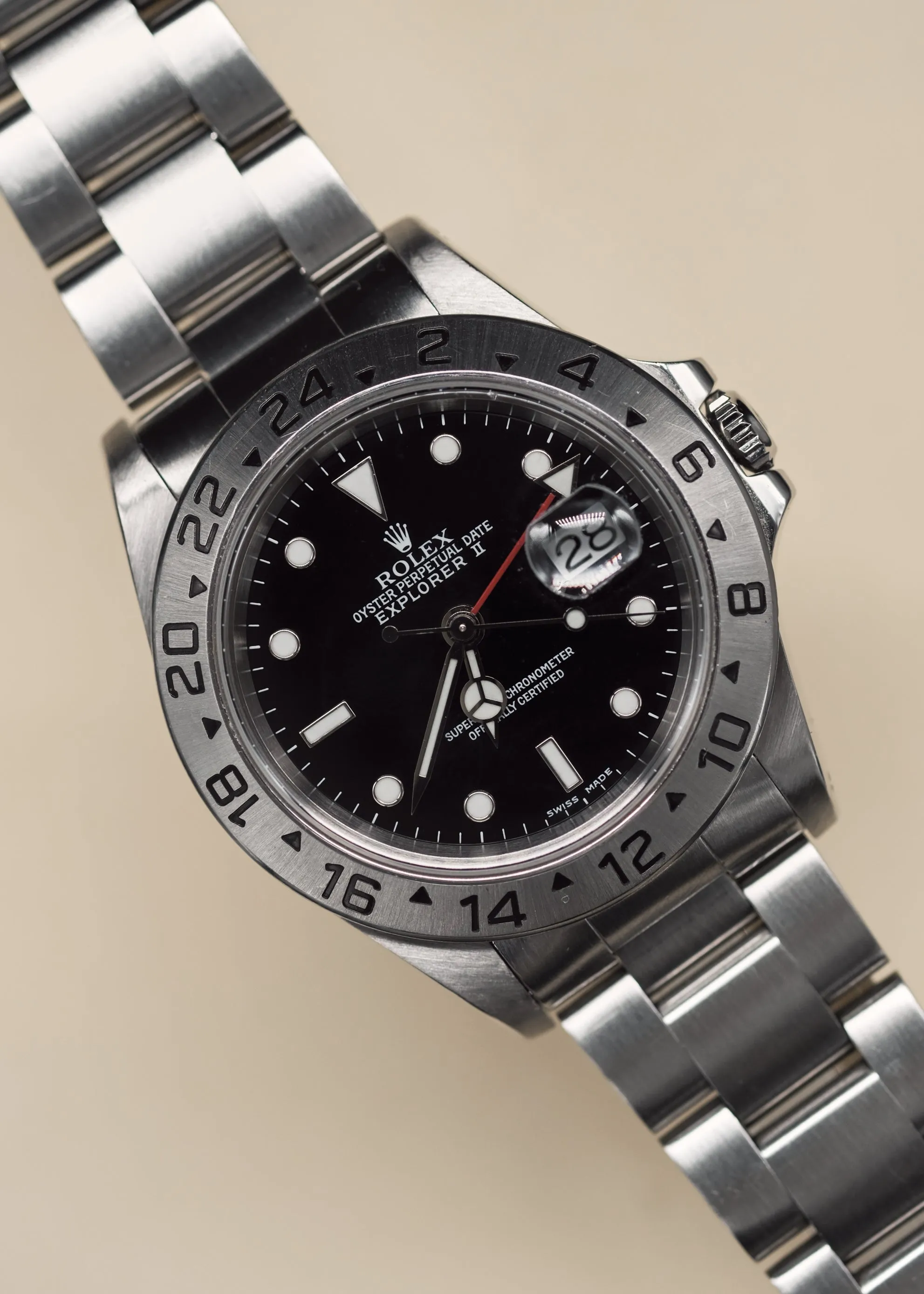 Rolex Explorer ii 16570 Black Dial Box and Booklets w/Service Card - 2000