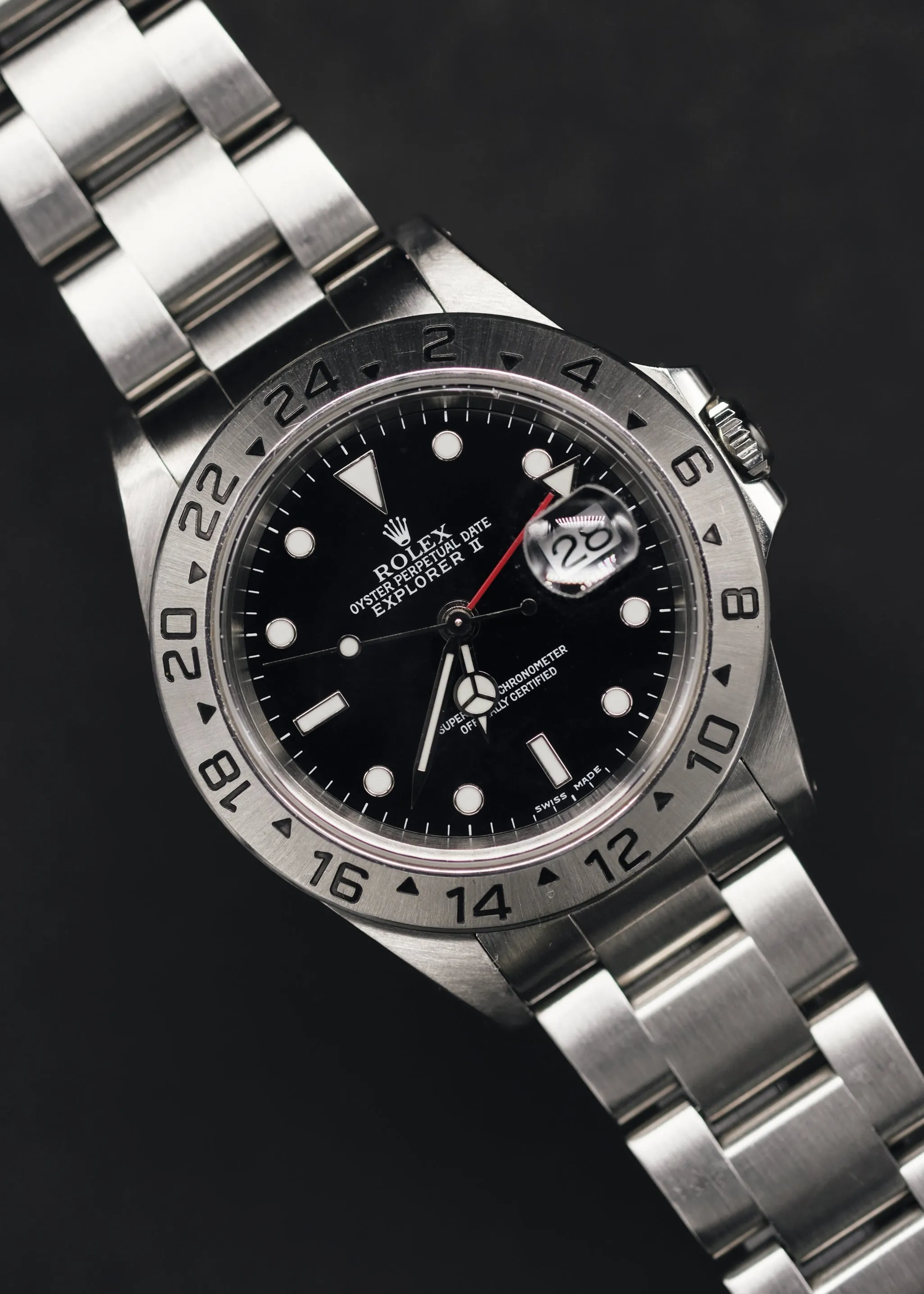 Rolex Explorer ii 16570 Black Dial Box and Booklets w/Service Card - 2000