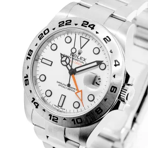 Rolex Explorer II 42mm Stainless Steel White Dial & Steel Bezel 226570