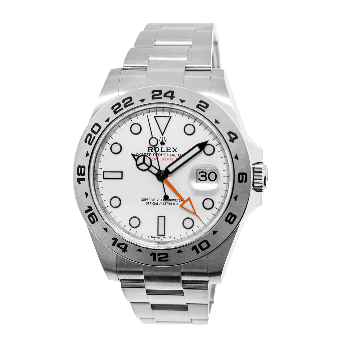 Rolex Explorer II 42mm Stainless Steel White Dial & Steel Bezel 226570