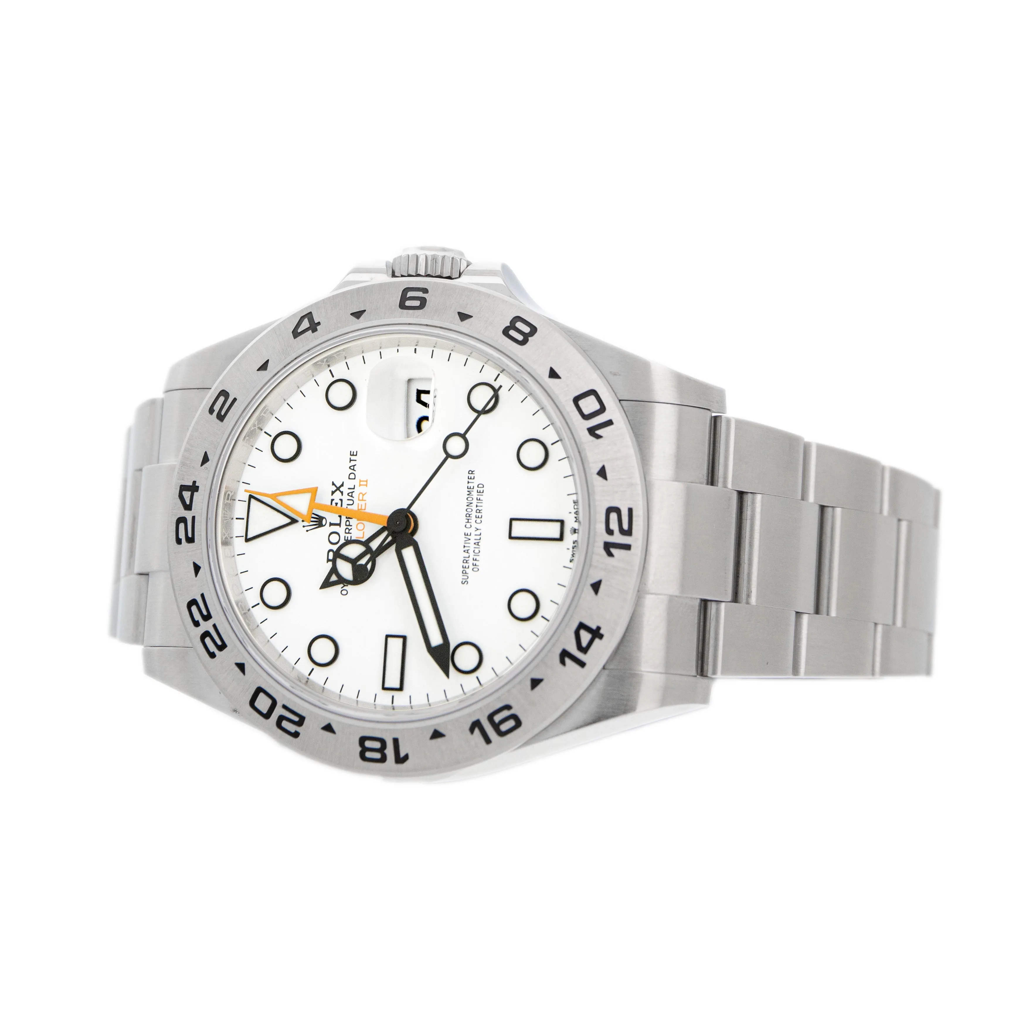Rolex Explorer II 'Polar Explorer' Stainless Steel White Dial 226570 Full Set