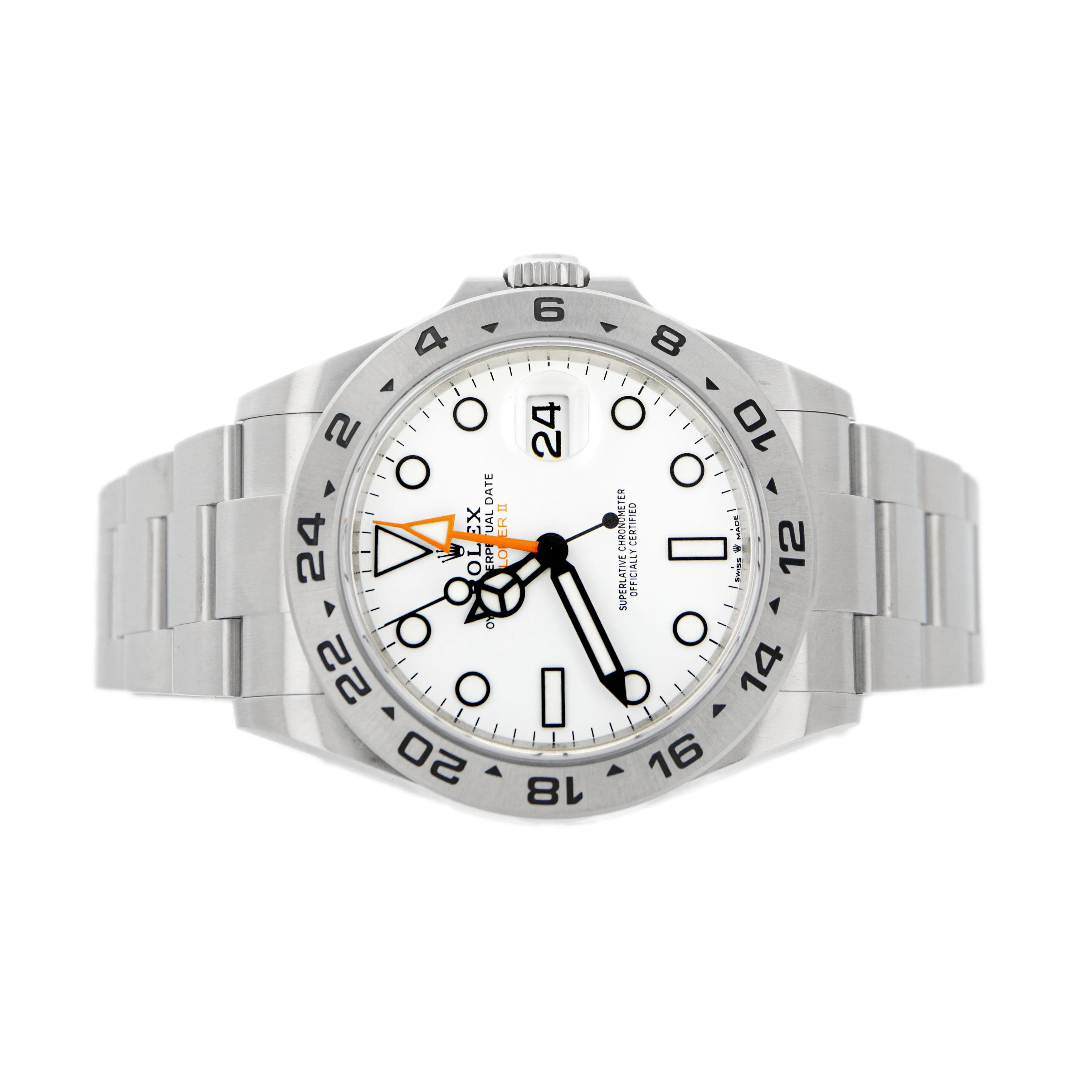 Rolex Explorer II 'Polar Explorer' Stainless Steel White Dial 226570 Full Set