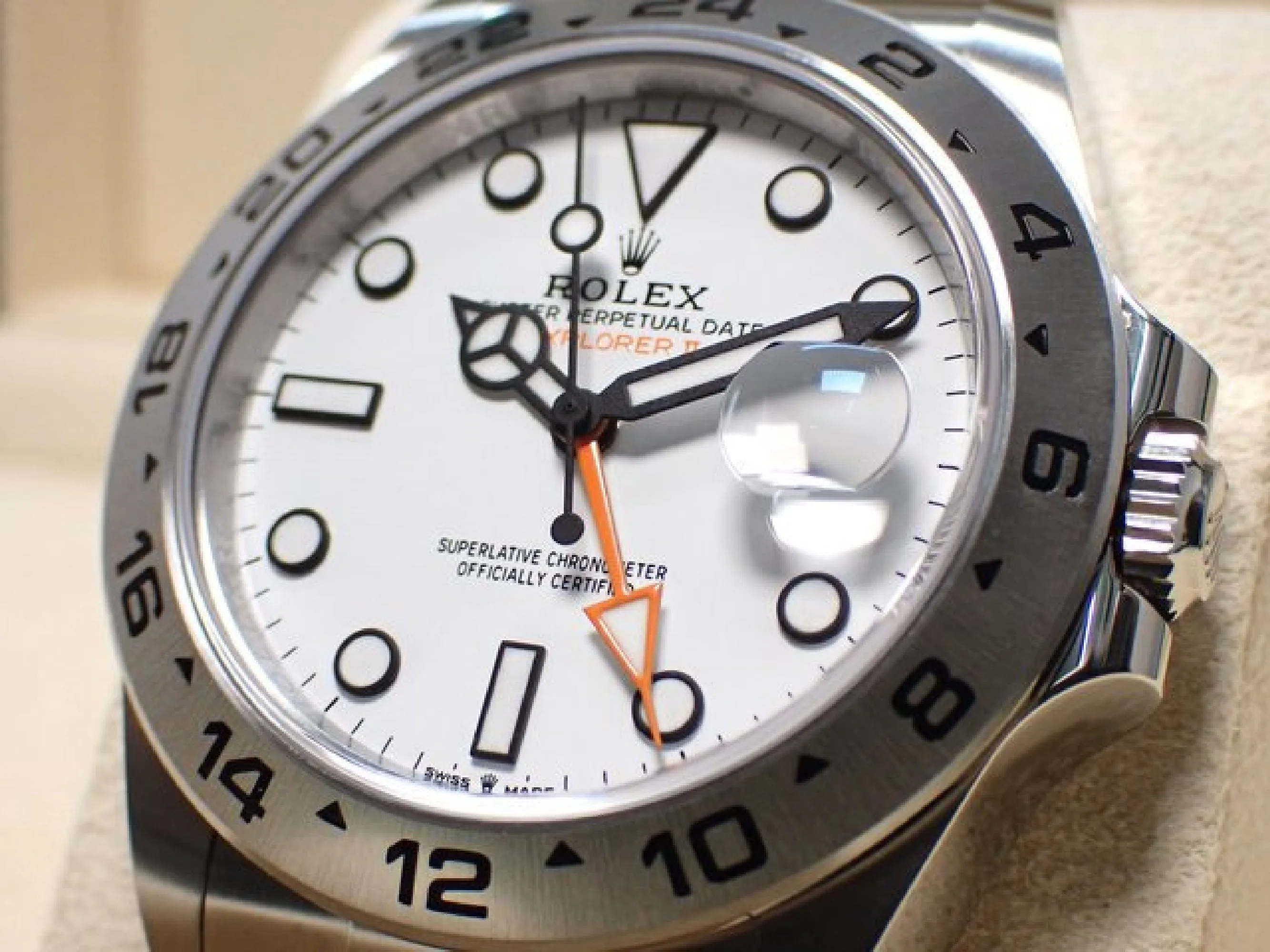 ROLEX EXPLORER II white Dial Ref.226570 Mens 182015081