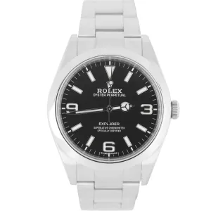 Rolex Explorer MK2 3-6-9 Stainless Steel Black 39mm 214270 Oyster Watch