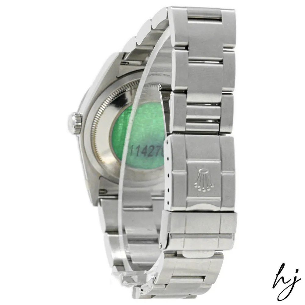 Rolex Explorer Stainless Steel 36mm Black Dial Watch Reference #: 114270