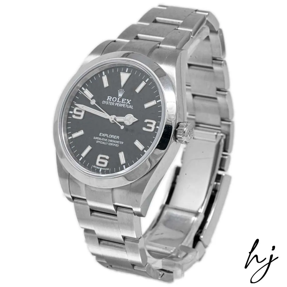 Rolex Men's Explorer MKII Stainless Steel 39mm Black Stick & Arabic Dial Watch Reference #: 214270