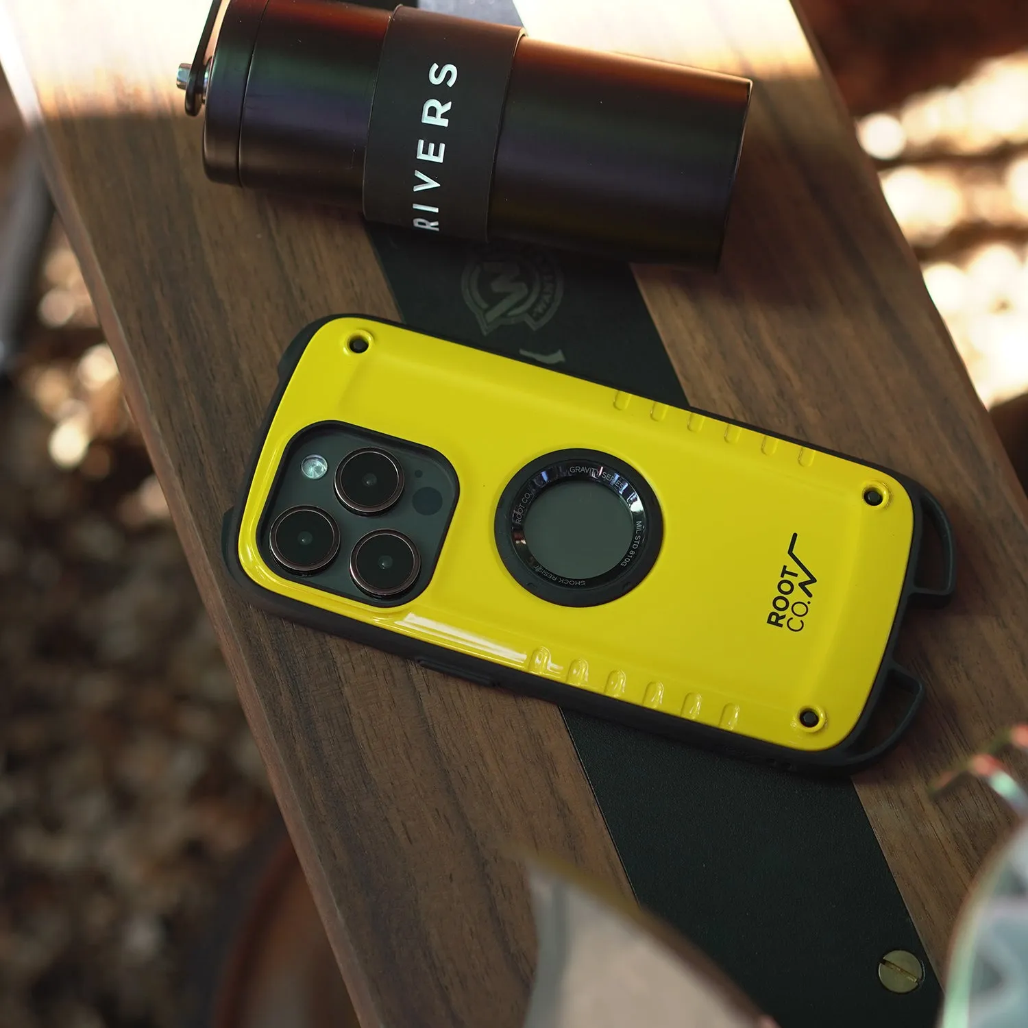 ROOT CO. | ルート　[iPhone15Pro専用]GRAVITY Shock Resist Case Rugged.