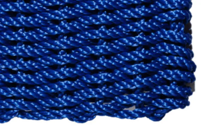 Rope Doormat - Blue Original Solid