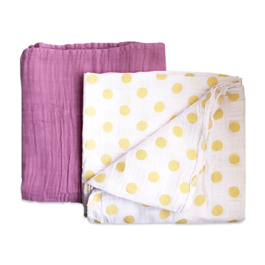 ROSE | Muslin Swaddle Blanket Set