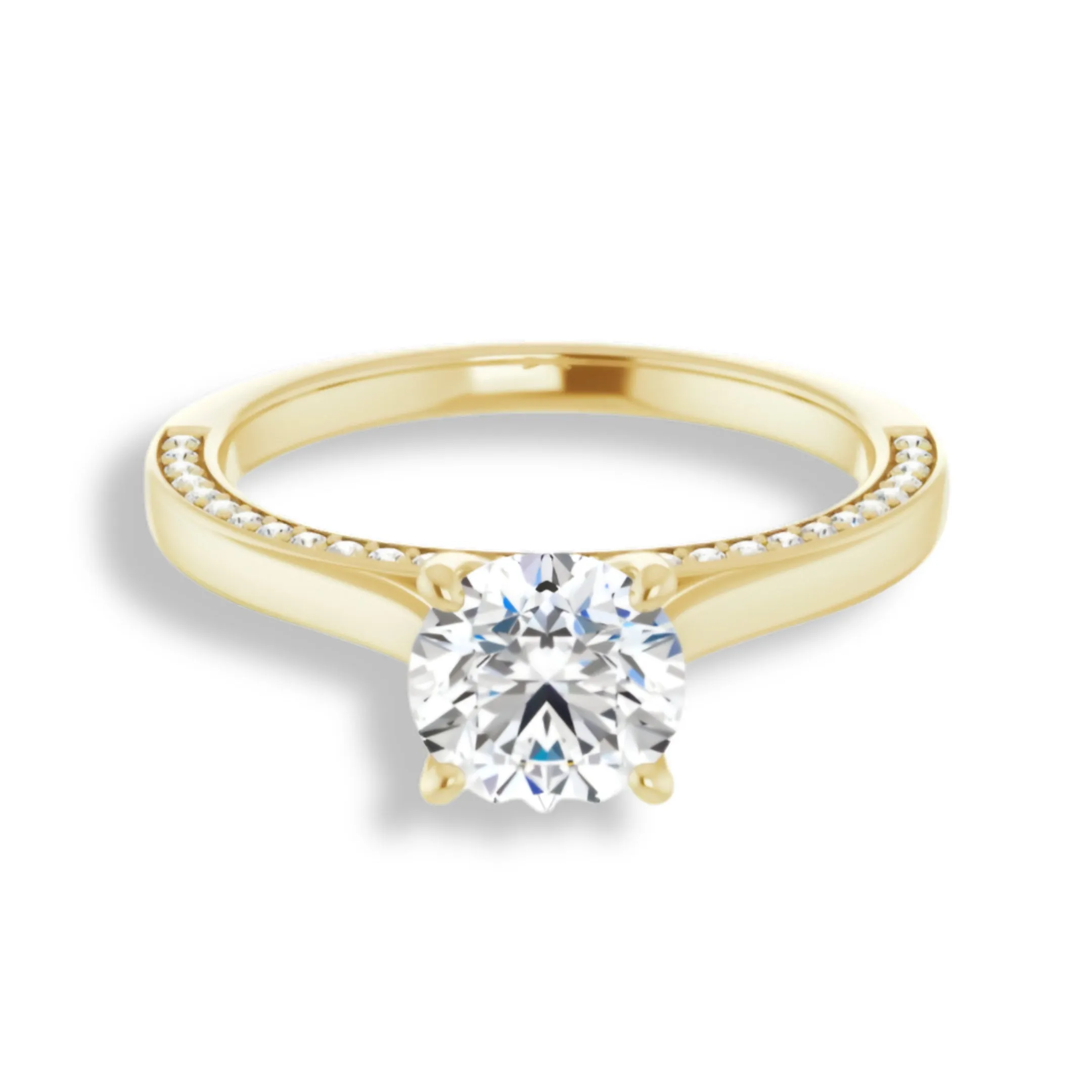 Round Diamond Solitaire Engagement Ring