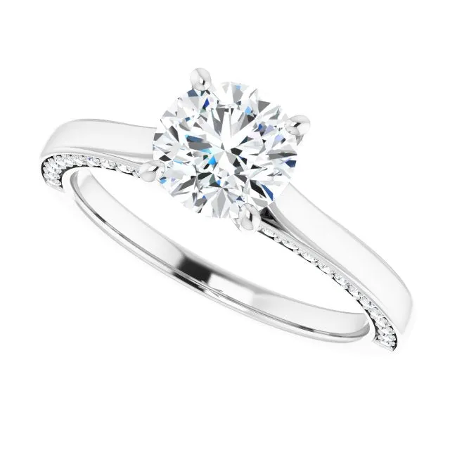 Round Diamond Solitaire Engagement Ring