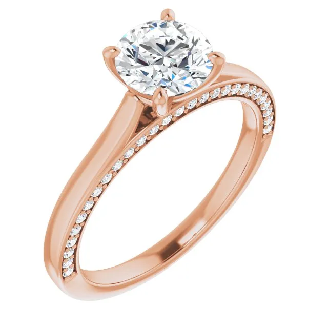 Round Diamond Solitaire Engagement Ring