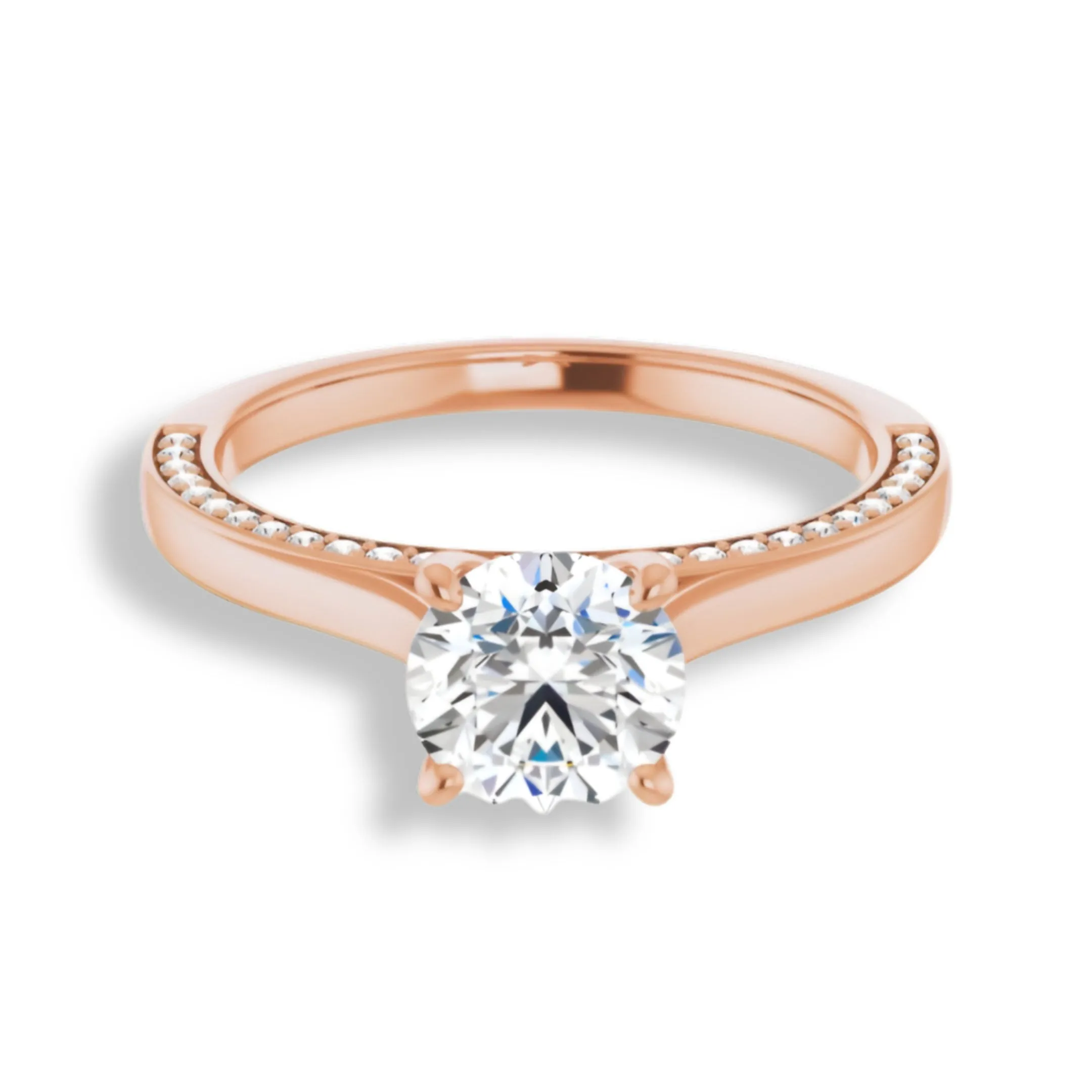 Round Diamond Solitaire Engagement Ring