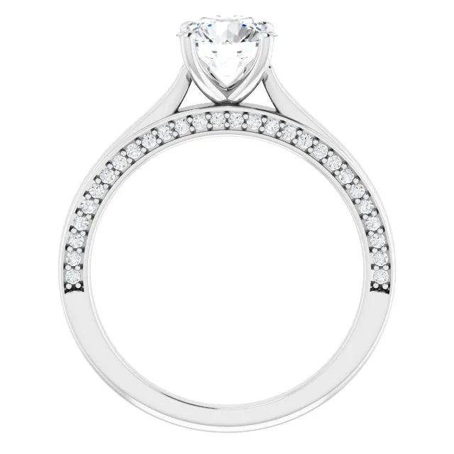 Round Diamond Solitaire Engagement Ring