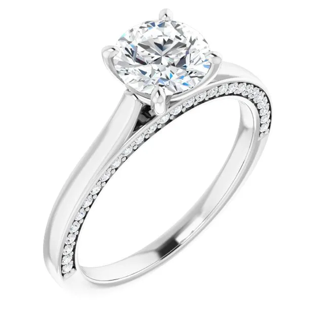 Round Diamond Solitaire Engagement Ring