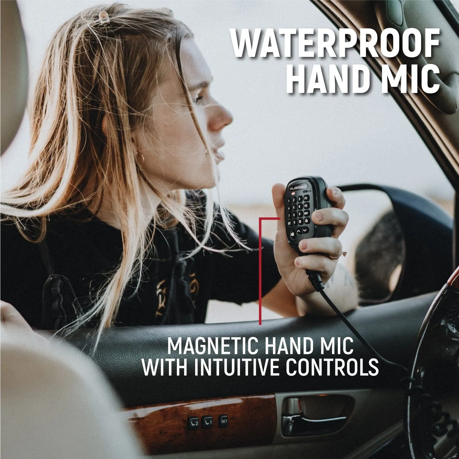 Rugged G1 ADVENTURE SERIES Waterproof GMRS Mobile Radio - CLEARANCE