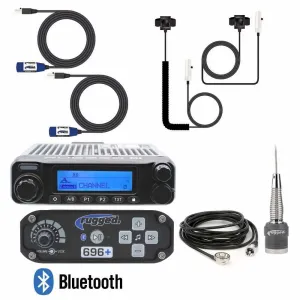 Rugged Radio 2 Person - BUILDER KIT with RRP696 PLUS Bluetooth Intercom and M1 Digital Rugged Radio