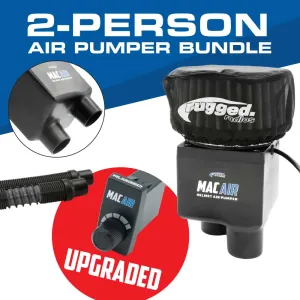 Rugged Radio MAC Air 2-Person Helmet Air Pumper (Bundle)