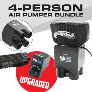 Rugged Radio MAC Air 4-Person Helmet Air Pumper (Bundle)