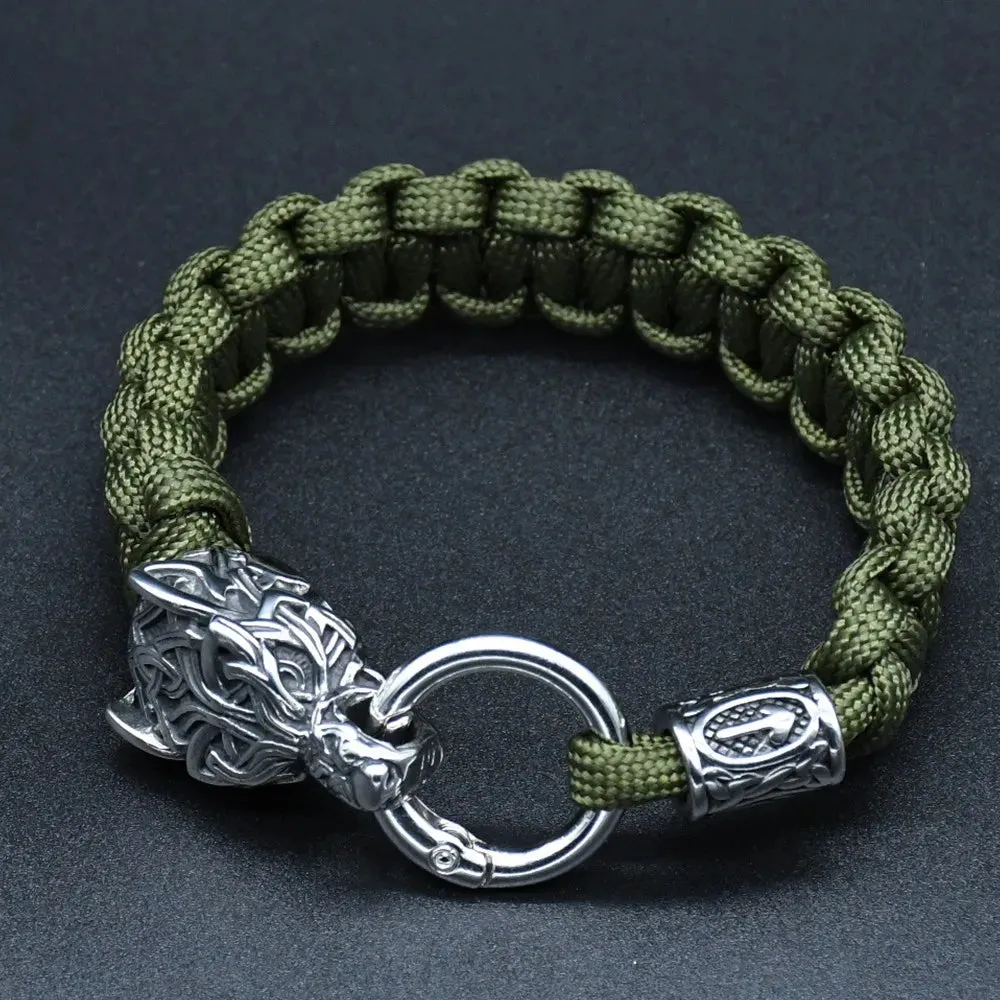 Rugged Wolf Bracelet