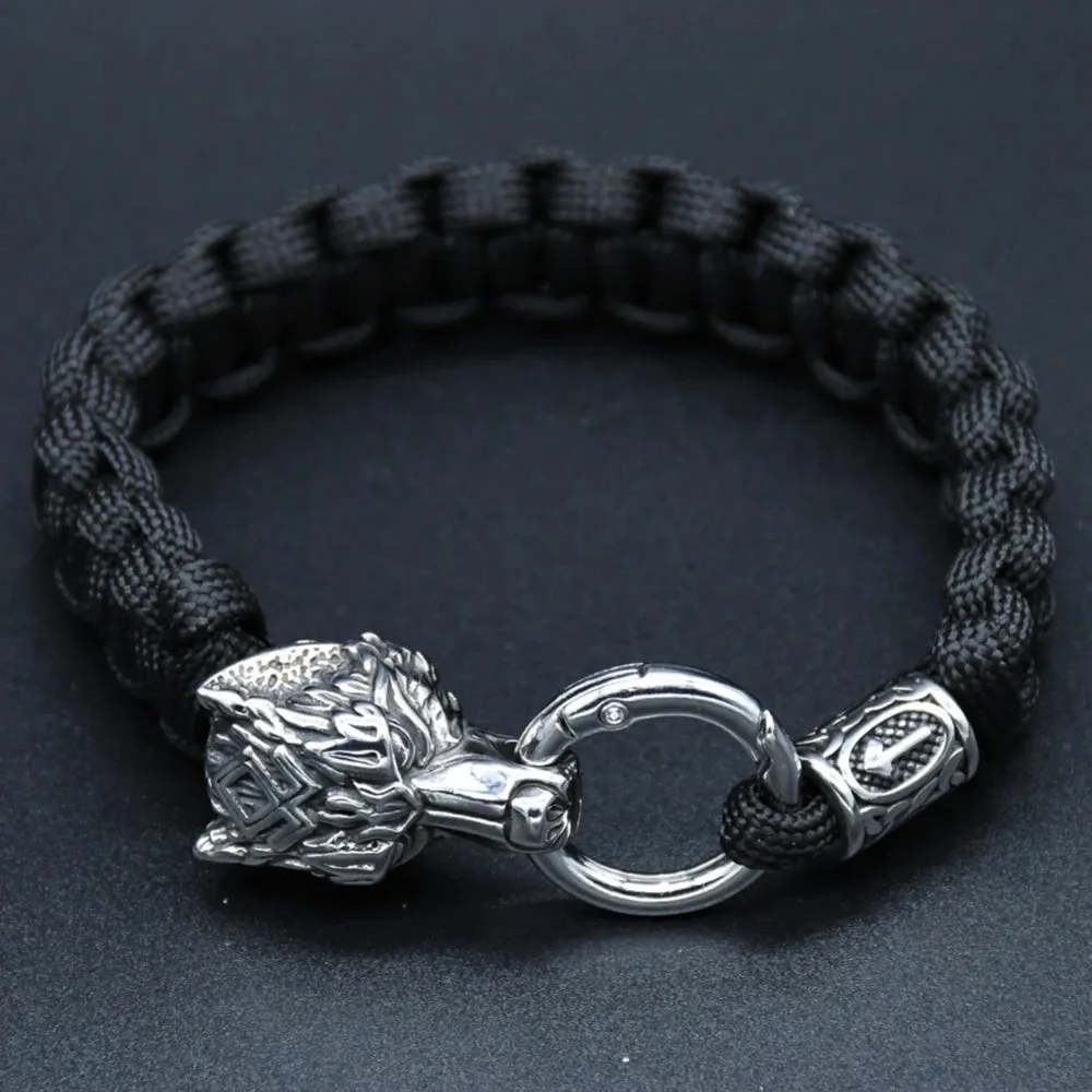 Rugged Wolf Bracelet