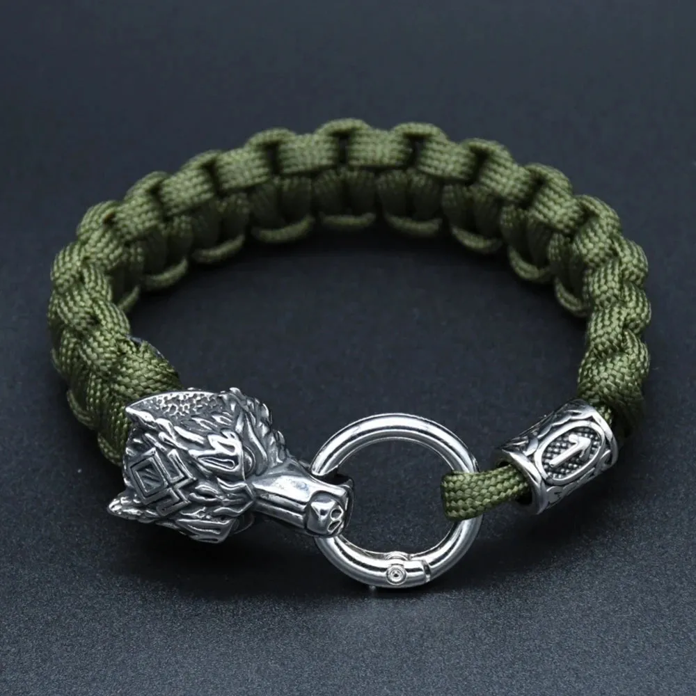 Rugged Wolf Bracelet