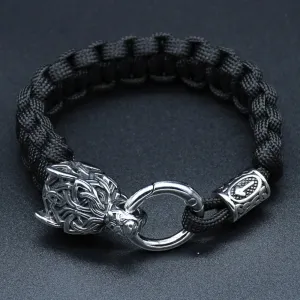 Rugged Wolf Bracelet